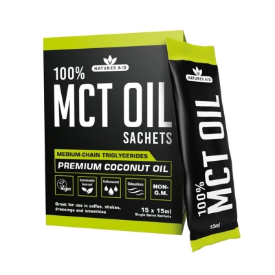 Natures Aid 100% MCT OIL 15x15ml Sachets